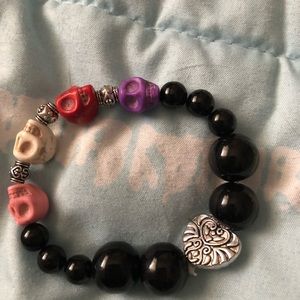 Beautiful, handmade bracelets by me.